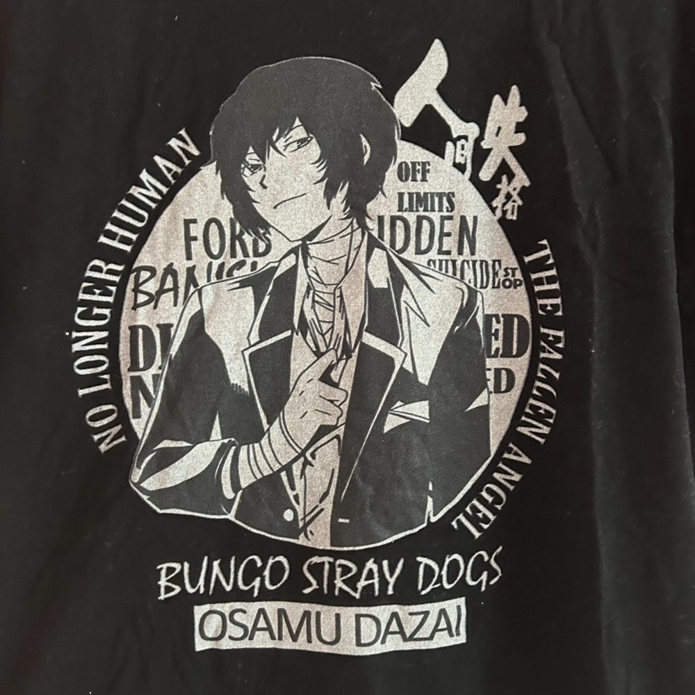 bungou stray dogs japan dazai anime tee - Picture 2 of 4